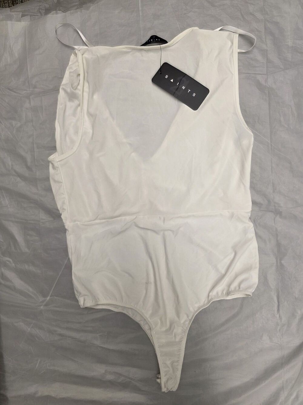 Saints White Bodysuit Size L